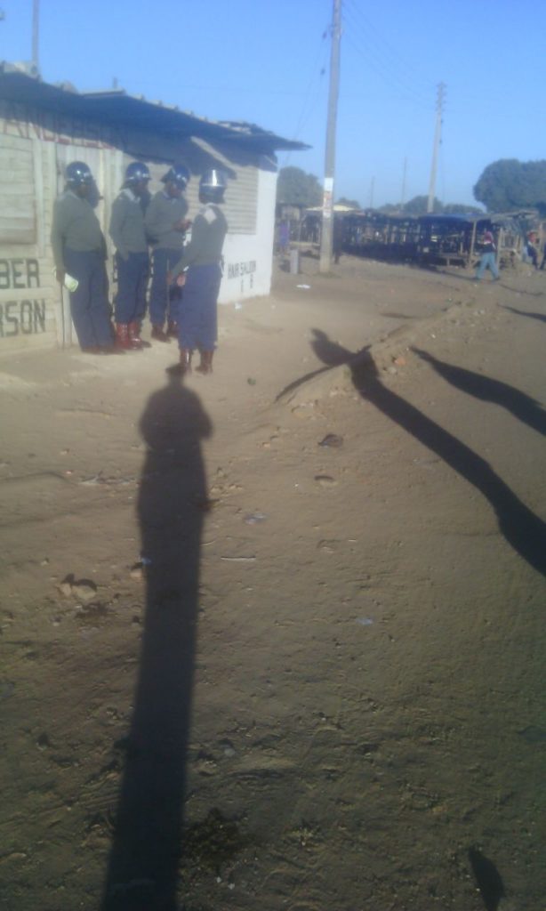 Police presence in Glen Norah