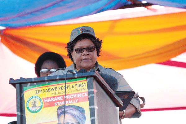 Mujuru Funder Ditches Her, Forms Own Party Mujuru Funder Ditches Her, Forms Own Party