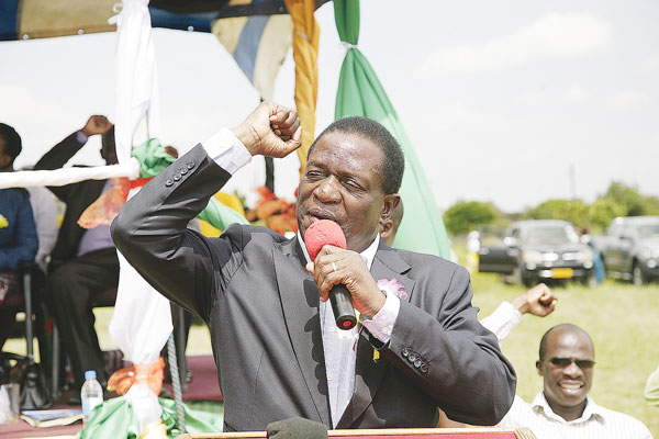 Vice-President Emmerson Mnangagwa