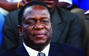 Former vice President Emmerson Mnangagwa