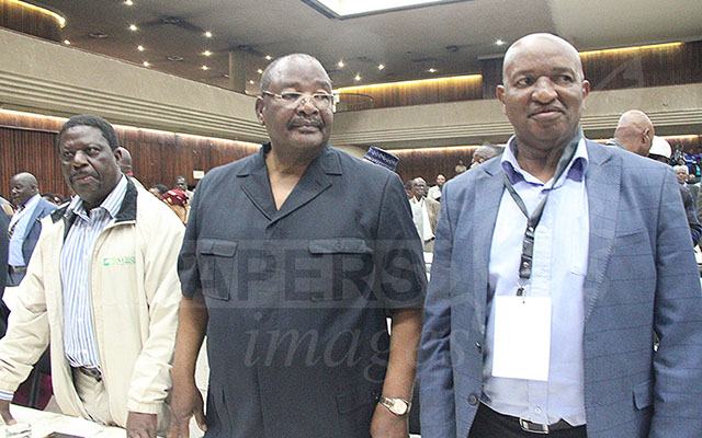 Delegates follow proceedings during yesterday's Central Committee meeting