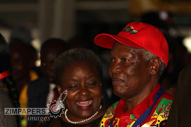 Cde Sydney Sekeramayi and fellow delegates follow the proceedings