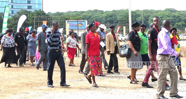 Delegates making their way into the congress venue