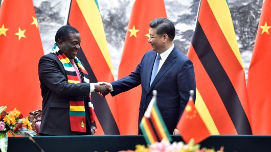 Zimbabwe’s President Emmerson Mnangagwa makes first China state visit