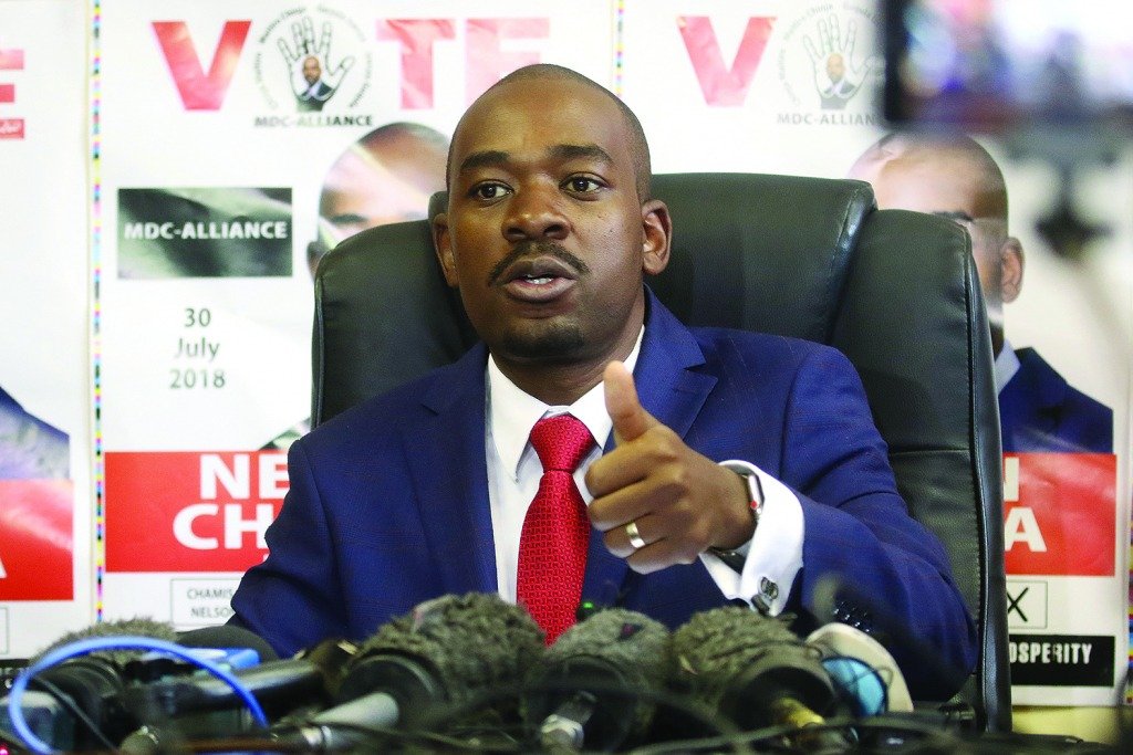 Chamisa claims poll victory