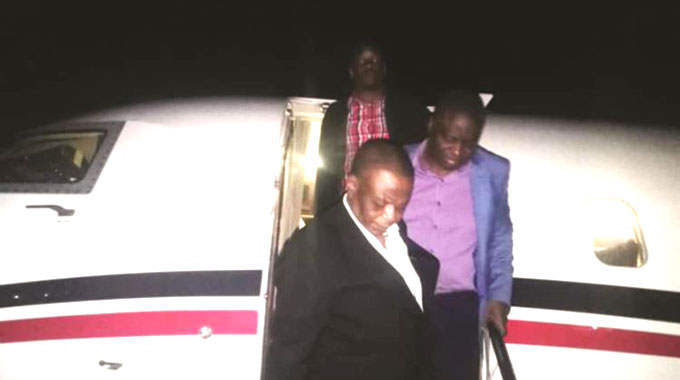 VP Chiwenga returns VP Chiwenga returns