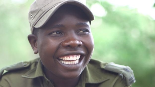 Nyaradzo Hoto - a member of a Zimbabwe award-winning anti-poaching unit, 13 November 2018