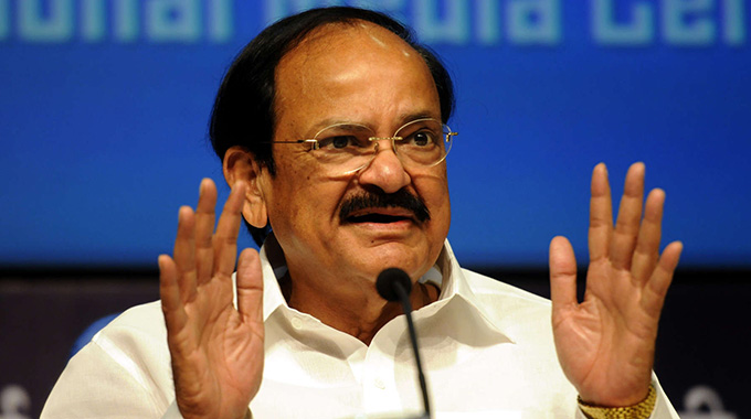 Indian Vice President Naidu jets in