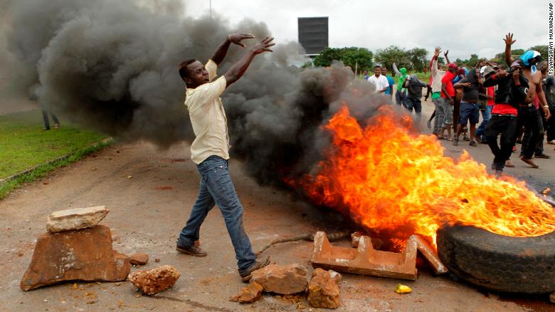 Authorities said they had blocked social platforms to prevent protesters from coordinating violence. 