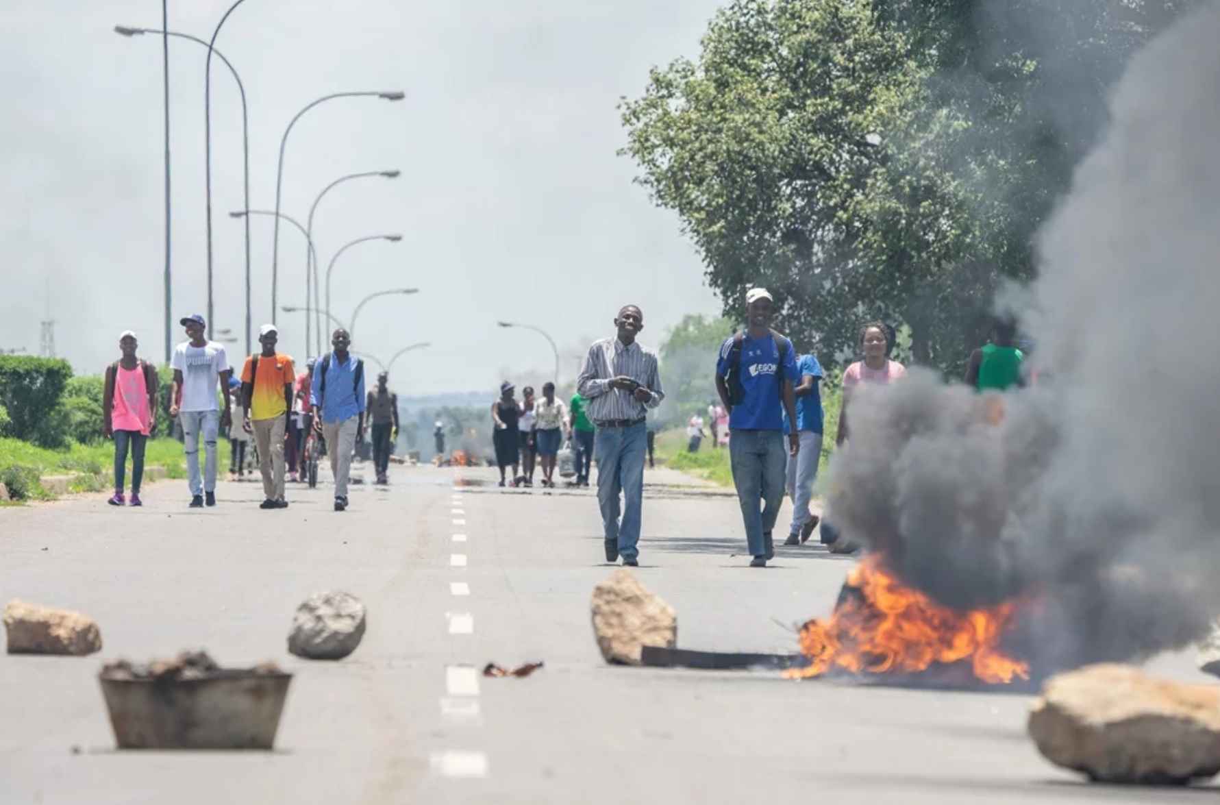 Zimbabwe anti-government protest strike enters 3rd day
