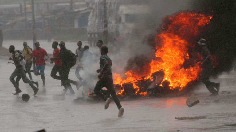 Zimbabwe's capital Hararer has seen violent protests in recent days