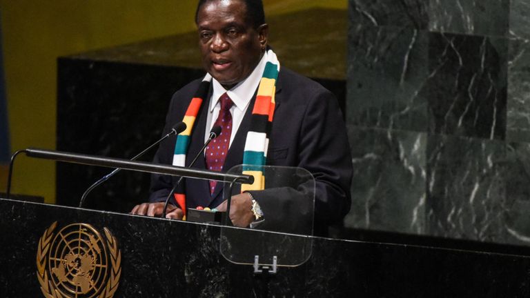 Mr Mnangagwa was an aide to Robert Mugabe