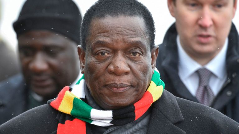 Mr Mnangagwa visited Russia before returning to Zimbabwe