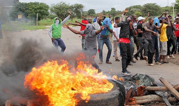 zimbabwe protest world africa