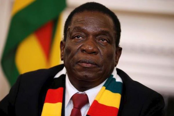 Zimbabwe's President Emmerson Mnangagwa