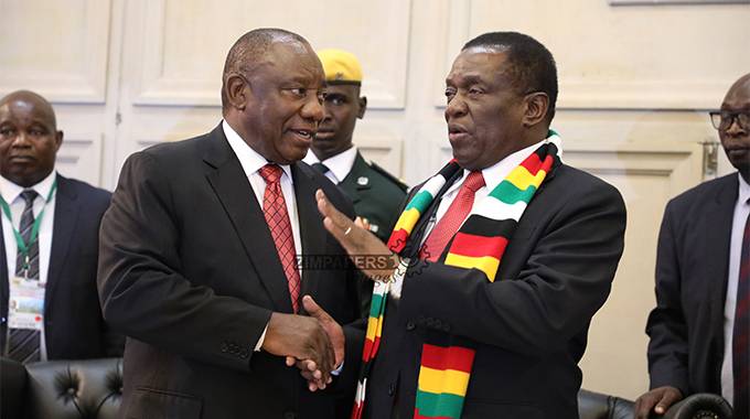 ED in SA for Ramaphosa inauguration