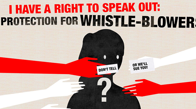 Whistleblower legislation can help curb corruption