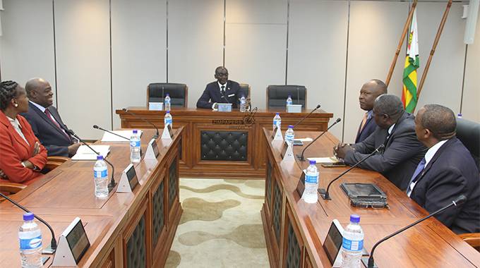 JUST IN: Acting President sends off ambassadors