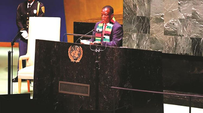 Sanctions slow down Zim progress — ED