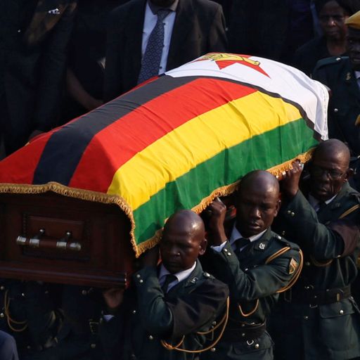 Mugabe's burial site chosen after 'dispute between government and family'