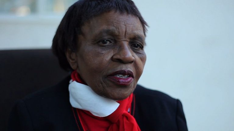 Monica Mukotsanjera, the mother of Staffordshire-based NHS employee Rutendo Mukotsanjera, from Zimbabwe, who died with coronavirus