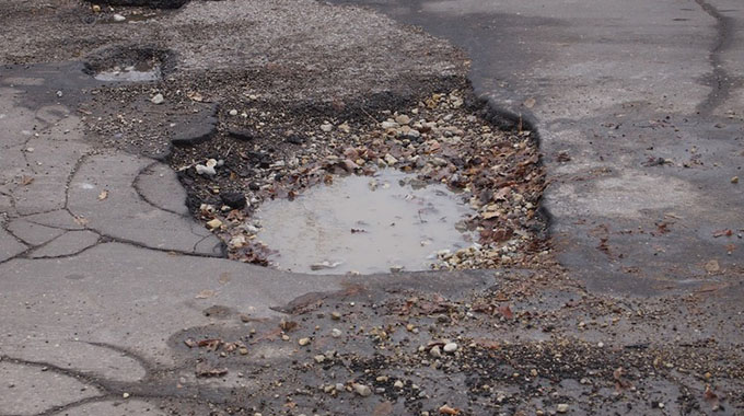 Pothole-riddled roads in Chitungwiza rile residents