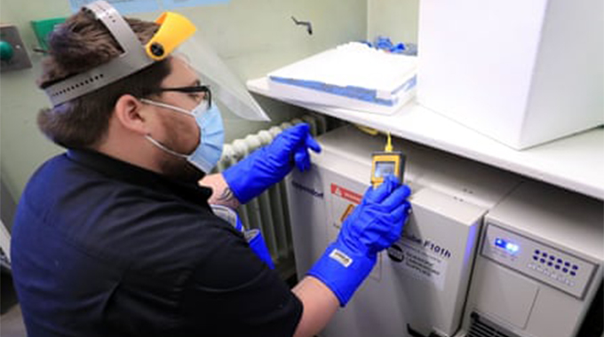 Covid vaccine arrives in UK hospitals ready for first jabs