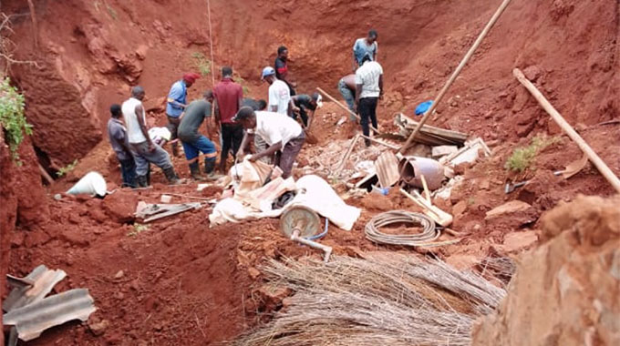 Shaft collapses, sinks 2 houses