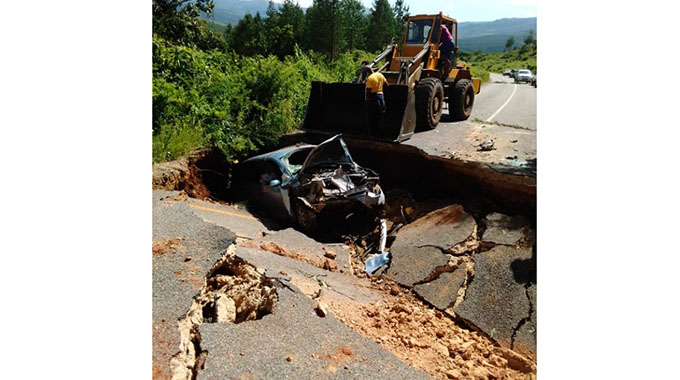 Roadworks begin at Skyline collapse site