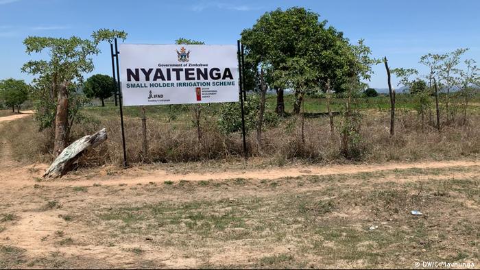 A sign in Zimbabwe showing the entrance to a farm utilizing a small holder irrigation scheme A sign in Zimbabwe showing the entrance to a farm utilizing a small holder irrigation scheme