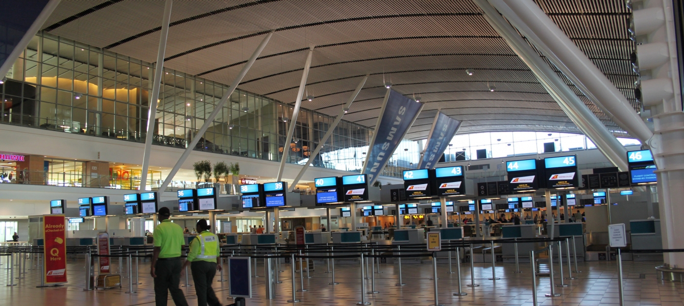 Early morning, Cape Town International Airport Early morning, Cape Town International Airport.