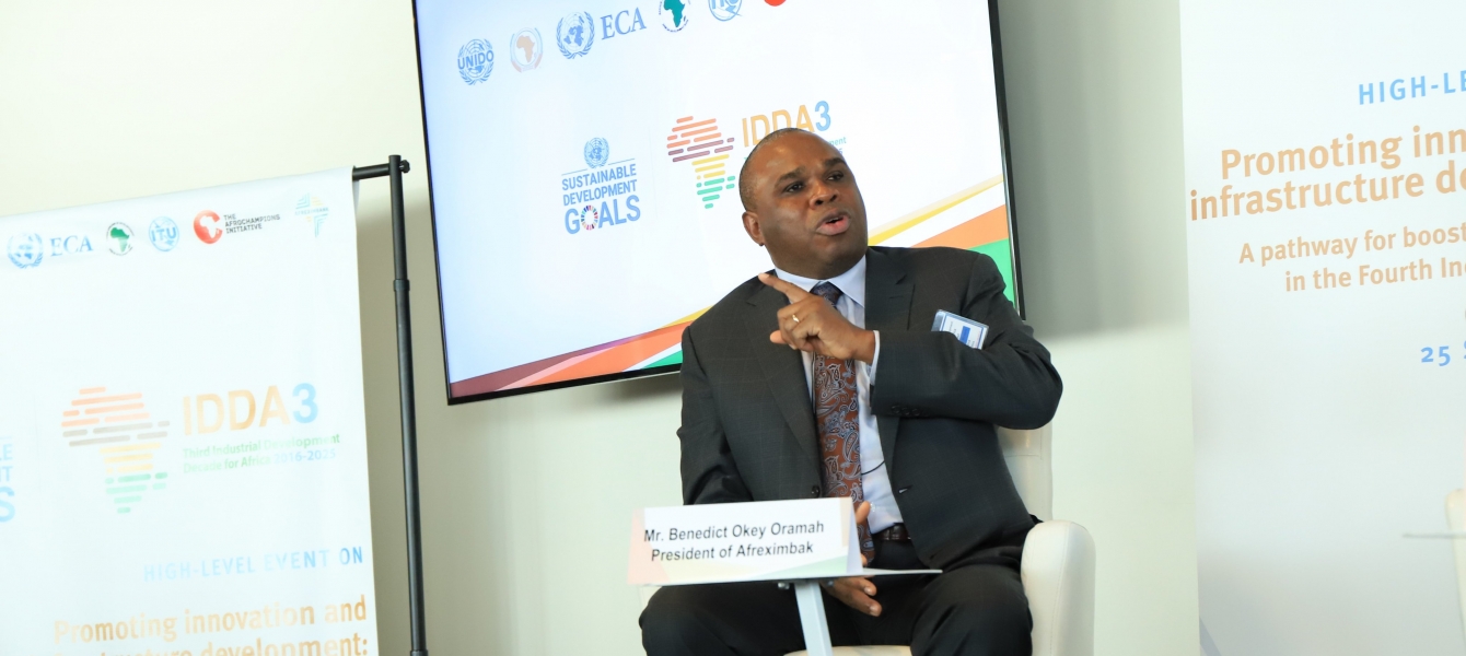 Benedict Okey Oramah, président d'Afreximbank et président du conseil d'administration du Fonds d'intervention de l'UA pour la COVID-19. Benedict Okey Oramah, President of Afreximbank and Chairman, Board of Trustees of the African Union