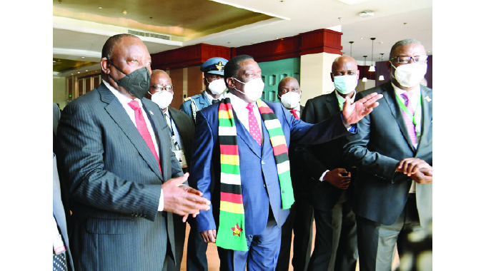 President, Ramaphosa hold talks