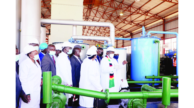 Zim pushes for accelerated transformation…Oxygen plant harnesses local skills