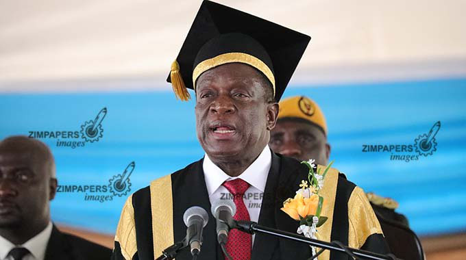 President Mnangagwa caps 350 HIT graduates