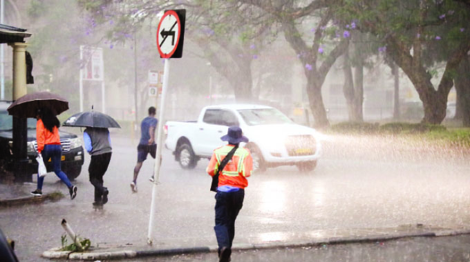 Rains drench Harare’s CBD