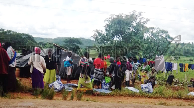 12 families in the open after eviction at a farm in Christon Bank