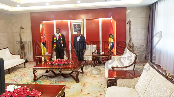 President meets Nyusi