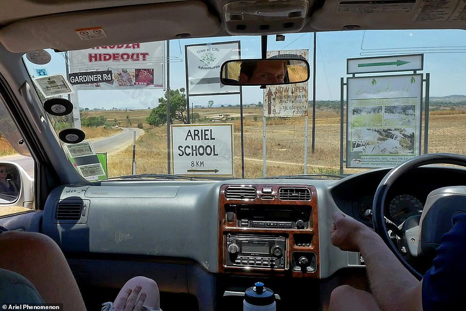 All of the children stand by their story to this day. In a still from the documentary above, one of the students is seen returning to the school and the site of the landing in 2015