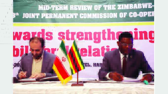 Bold steps to boost Zim, Iran economic ties