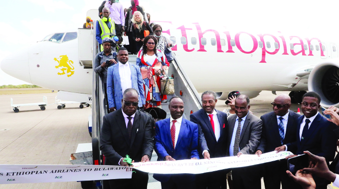 Ethiopian Airlines in maiden flight to Bulawayo