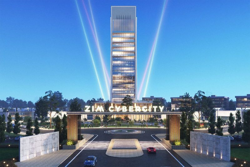 An artist impression of Zim Cybercity.