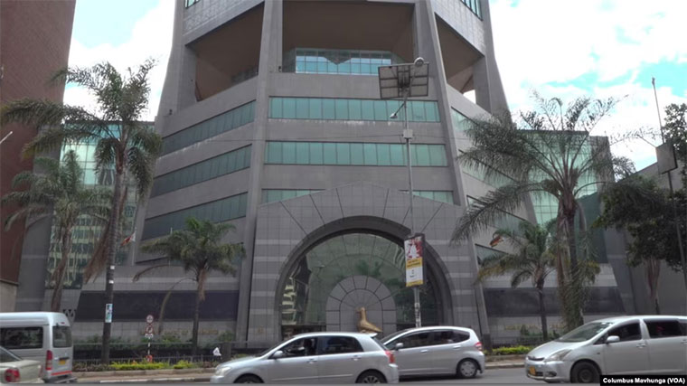 The Reserve Bank of Zimbabwe has frozen assets of four men who told the al-Jazeera television The Reserve Bank of Zimbabwe has frozen assets of four men who told the al-Jazeera television