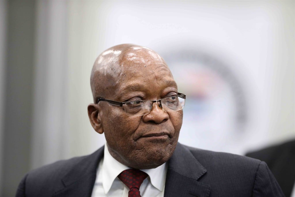 Former president Jacob Zuma leaves the Raymond Zondo commission of inquiry into state capture. (Photo by Gallo Images/Sowetan/Thulani Mbele)