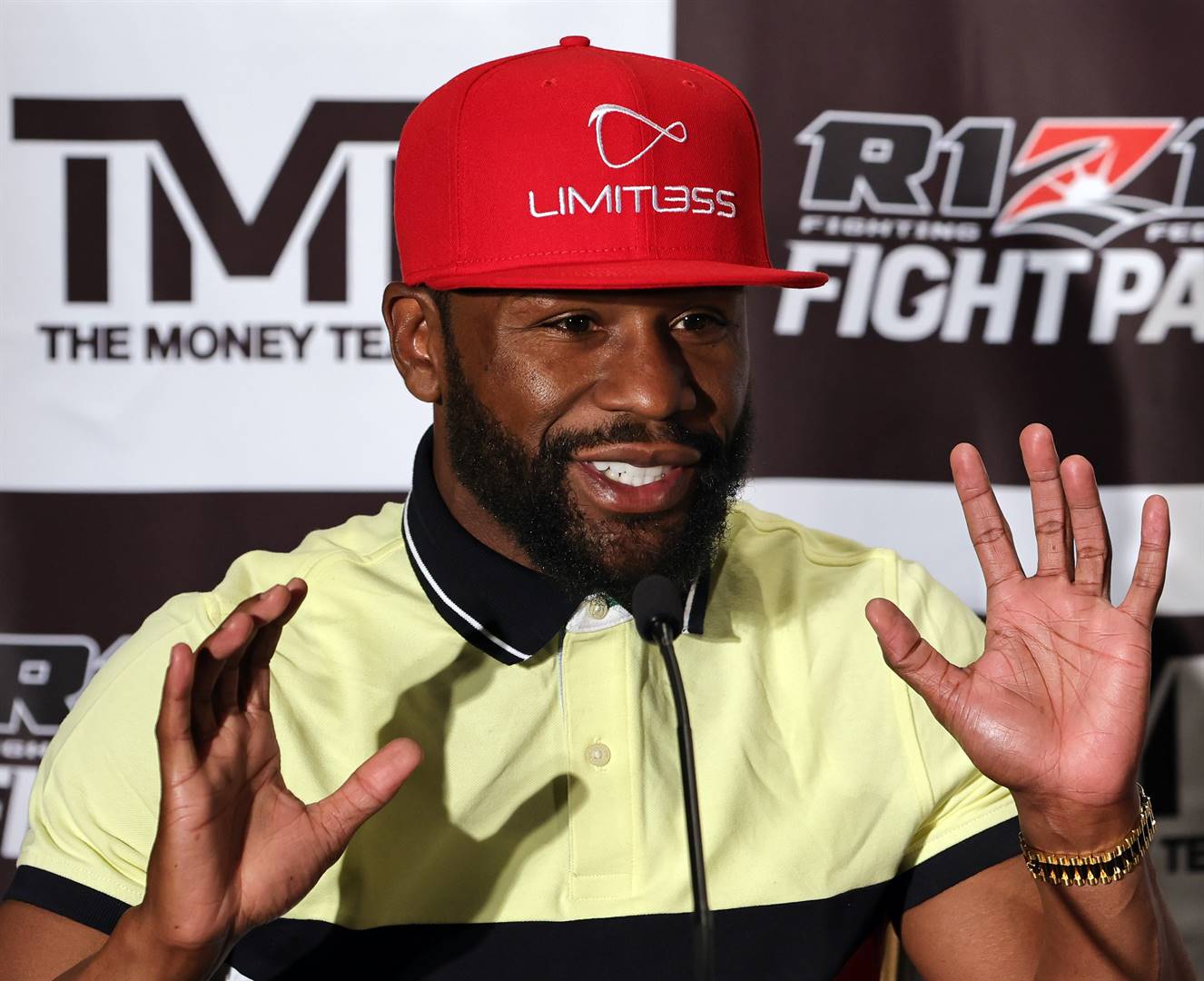Retired American boxer Floyd Mayweather.