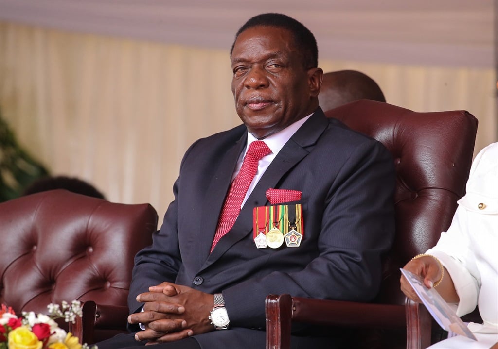 Emmerson Mnangagwa in 2017. (Getty)