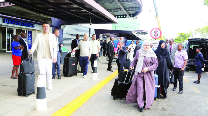 High level UAE delegation arrives for key engagements