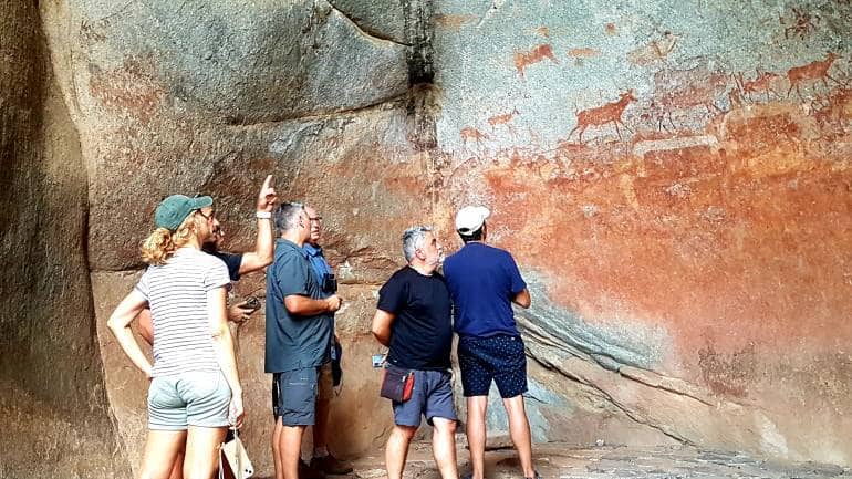 Matobo Hills rock art, Zimbabwe.