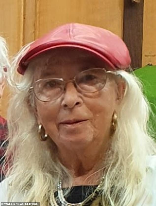 Mrs Clarke (pictured), described as a 'doting granny', was 'completely devastated' by the bombshell news that her husband had cheated on her, which came after the couple had travelled to Australia to meet his former lover and her family