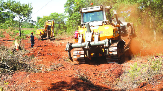 Construction of Kunzvi water treatment plant, pipeline starts